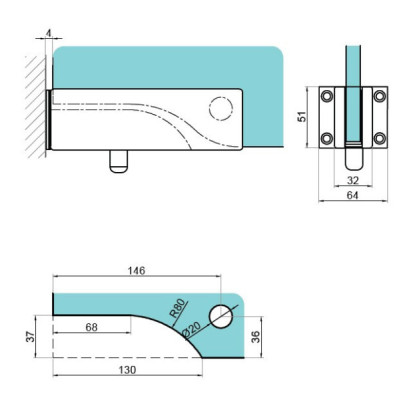 GHD-130P-SSS - Záves