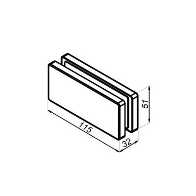 GHD-181A-SSS - Łącznik dwóch paneli