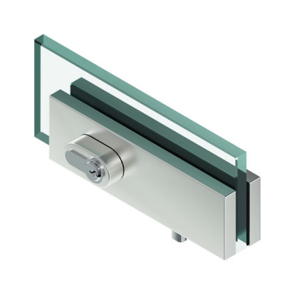 GHD-150RD-PSS - Zamek z wkładką na klucz