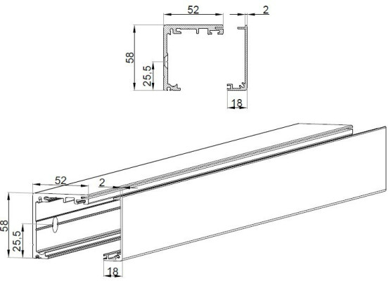 NTMON6000-B - Profil