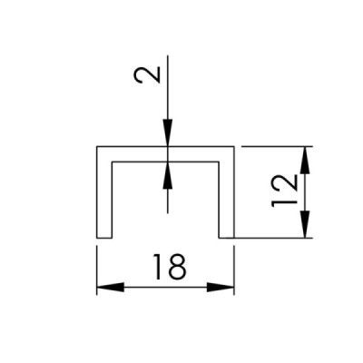 BM69010146000TF - Madlo držiak skla