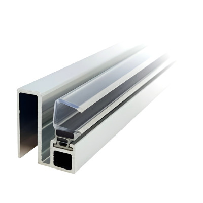 SHMPMG-SET PC - Set composed for shower enclosures - Profile + magnetic seal, glass to glass installation 90°