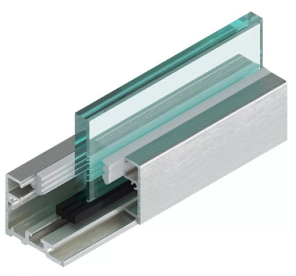 CLM-3642-3000-SS - Listwa montażowa dzielona 36x42 mm