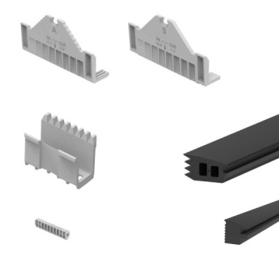 B19GMFY2018TFU025 - Zestaw podkładek, klinów i uszczelek do profili BM0011RSPXL