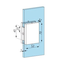 PD85 PSS - Connector patch wall to glass PD85 PSS - Connector patch wall to glass