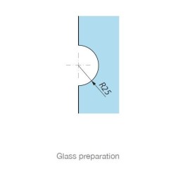 PD85 PSS - Connector patch wall to glass PD85 PSS - Connector patch wall to glass