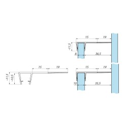 SDV 8-10 - Clip seal for glass 8-10 mm SDV 8-10 - Clip seal for glass 8-10 mm