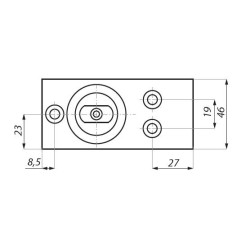 PD15 SSS - Floor pivot for PD10, PD10OS PD15 SSS - Floor pivot for PD10, PD10OS