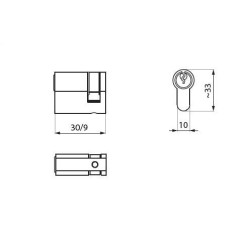 PM88/9-PL2 - Euro-profile half cylinder PM88 / 9-PL2 PM88/9-PL2 - Euro-profile half cylinder PM88 / 9-PL2