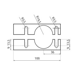 PD15-5 SSS - Spacer set for floor pivot PD15 PD15-5 SSS - Spacer set for floor pivot PD15