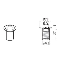 9001WS SSS - Dust proof bolt keeper 9001WS SSS - Dust proof bolt keeper
