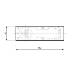 TDC300HO90-2 - TDC300 floor spring - force 2 (hold open 90°) TDC300HO90-2 - TDC300 floor spring - force 2 (hold open 90°)