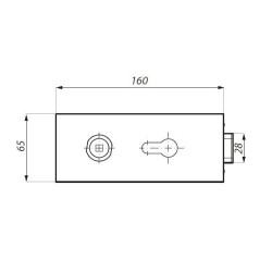TGL15S NABL - Central lock (single action) prepared for europrofile cylinder and lever handle TGL15S NABL - Central lock (single action) prepared for europrofile cylinder and lever handle